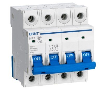 CHINT NB7 MEN 4P C50A مین چەنت چوار پوڵ